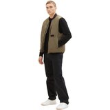 Tom Tailor Brezrokavnik oliva / črna | Shoptok.si