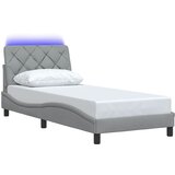  Okvir kreveta s LED-om bez madraca 90x190 cm od tkanine | Eponuda.com