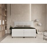Maison de Rêve Svetlo siva boxspring postelja s prostorom za shranjevanje 140x200 cm Sinai – | Shoptok.si
