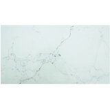 Stolna ploča bijela 120x65 cm 8 mm staklena s mramornim uzorkom | shoptok.hr
