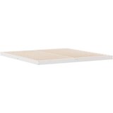  Krevet s daskama Bijelo 213,5 x 184 x 9 cm Čvrsto borovo drvo | shoptok.hr