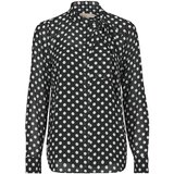 Michael Kors PARISIAN DOT BOW BLOUSE Crna Cijene