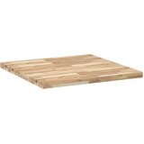 Stolna ploča četvrtasta 80x80x4 cm od masivnog drva bagrema | shoptok.hr