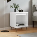  The Living Store Nočna omarica visok sijaj bela 40x35x50 cm inženirski les - Nočna Omarica, (21500608) | Shoptok.si