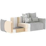 ELTAP Plava sklopiva/s prostorom za odlaganje sofa od šenila 242 cm Weltton – | shoptok.hr