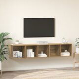 vidaXL Set TV omar 2 pcs artisan hrast 37 x 37 x 142.5 cm Cene