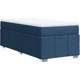 vidaXL Krevet s oprugama i madracem plavi 90 x 190 cm od tkanine | shoptok.hr