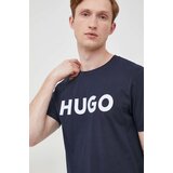 Hugo Bombažna kratka majica mornarsko modra barva | Shoptok.si
