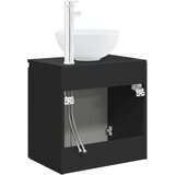  Umivaonik s policom Crna 49,5 x 35 x 63 cm Konstruirano drvo | shoptok.hr