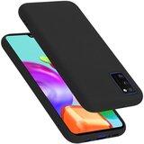 Cadorabo Case, združljiv s Samsungom v tekoči črni barvi - zaščitni pokrov iz fleksibilnega silikona TPU, (20583461) Cene