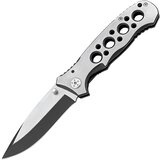 IZMAEL Outdoorov zložljiv nož RM - 40824 - Srebrna / Črna | Shoptok.si