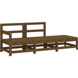Maison Chic Seti vrtnega pohištva - Vrtna garnitura - Vrtni pohištvo set 3-delna medeno rjava trdna borovina, (21810433) Cene