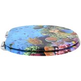  Toaletni pokrov s tiho zaporo 2 pcs Temno morsko modra, (5000207995) | Shoptok.si