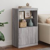  The Living Store Komoda z LED lučkami siva sonoma 60,5x37x100 cm - Komoda, (21442403) Cene