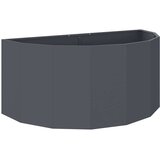 vidaXL Cvetlično korito Antracit 120 x 60 x 50 cm Jeklo | Shoptok.si