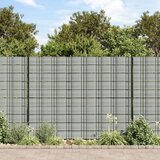 vidaXL Vrtna platna 10 kosov kamnito siva 252,5x19 cm PVC Cene