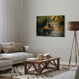  Slika - Boat crossing - painting of two women sailing a boat on a river 120x80 | shoptok.hr