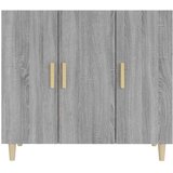  Komoda boja hrasta sonome 90 x 34 x 80 cm konstruirano drvo Siva | shoptok.hr