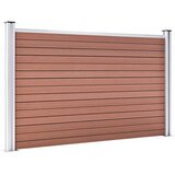  Vrtna ograda WPC 872 x 106 cm smeđa | shoptok.hr