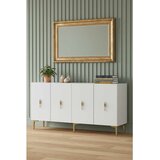 Hanah home komoda Ayshe 150, 150 cm, bela / zlatna | Eponuda.com