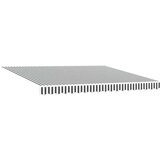 vidaXL Zložljiva tenda antracit in bela 4x3 m blago in aluminij | Shoptok.si