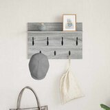  Vješalica za kapute na zidu Zidne Siva Sonoma 60 x 40 x 12 cm | shoptok.hr