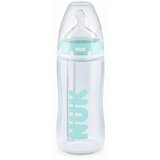 Nuk steklenička plastična anti-colic z vgrajenim temperaturnim indikatorjem 300 ml, silikon | Shoptok.si