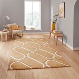Catherine Lansfield Oker žuti tepih 160x230 cm Linear Curve – | shoptok.hr