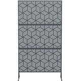  Zaslon za privatnost 100 x 50 x 180 cm Čelik Antracit - Antracit geometrijski uzorak | shoptok.hr