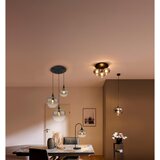 Lesnina XXXL Globo 15548-3D - Plafonski luster MAXY 3xE27/40W/230V crna | Eponuda.com