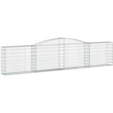  Lučne gabionske košare 5 kom 400x30x80/100 cm pocinčano željezo | shoptok.hr
