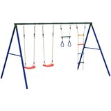 Vanjski set s ljuljačkama, trapezom i ljestvama | shoptok.hr