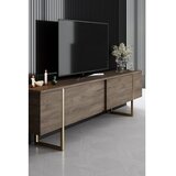Hanah home set za dnevnu sobu luxe walnut gold | ePonuda.com