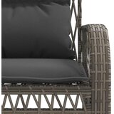 4-dijelni set vrtnih sofa od poliratana s jastucima sivi | shoptok.hr