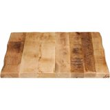 Stolna ploča sa živi rub 80x60x2,5 cm masivno grubo drvo manga | shoptok.hr