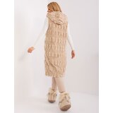 Wool Fashion Italia Vest-AT-KZ-2368-1.07-beige | shoptok.hr