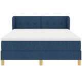  s opruga kutije s uzglavljem Plava 140 x 190 cm tkanina | shoptok.hr