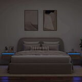  Zidni noćni ormarići s LED svjetlima 2 kom boja hrasta sonome | shoptok.hr