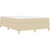 Box Konstrukcija postelje z vzmetnico krema 140 x 190 cm blago, (5000128263) | Shoptok.si