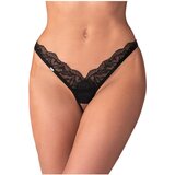 Obsessive prozirne čipkaste tange (crne) Cijene