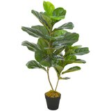 vidaXL Umetna rastlina figovec z loncem zelena 90 cm Cene