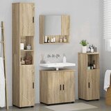 vidaXL Set namještaja za kupaonicu 4 pcs sonoma hrast 61 x 35 x 64 cm | shoptok.hr