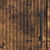  Strani šal Dimljen hrast 66 x 34,5 x 87 cm Inženirski les, (5000217552) | Shoptok.si