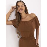Italy Moda Jumpsuit-MI-KO-T52.67-light brown | shoptok.hr
