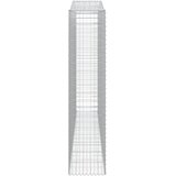  Lučne gabionske košare 5 kom 400x50x220/240cm pocinčano željezo | shoptok.hr