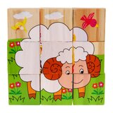  Drvene kocke za djecu s motivima životinja | shoptok.hr