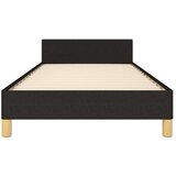  Posteljni okvir z vzglavjem črn 90x190 cm blago, (20791872) | Shoptok.si