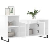 TV ormarić sjajni bijeli 100 x 35 x 55 cm od konstruiranog drva | shoptok.hr