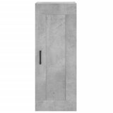  Visoka komoda siva betona 34,5x34x180 cm od konstruiranog drva Slike