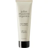 John Masters Organics hair mask for normal hair with rose & apricot